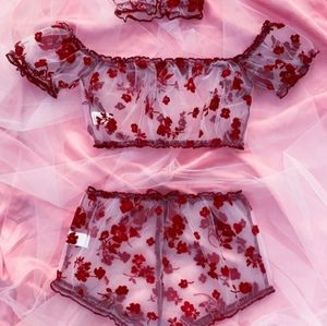3 pc valentine's day lingerie